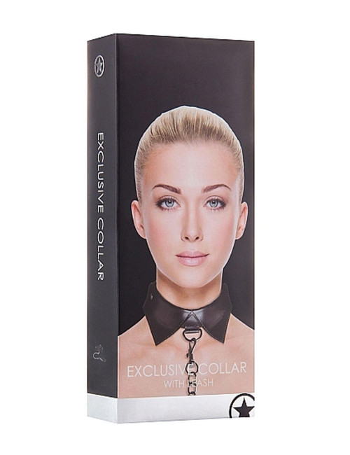 Exclusive Collar & Leash Black – Obroża i Smycz BDSM, Kagańce | Zabawki BDSM