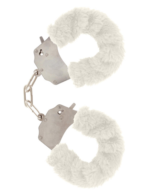 Furry Fun Cuffs White