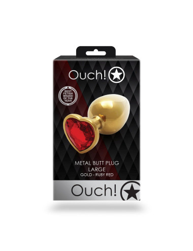 Heart Gem Butt Plug - Large