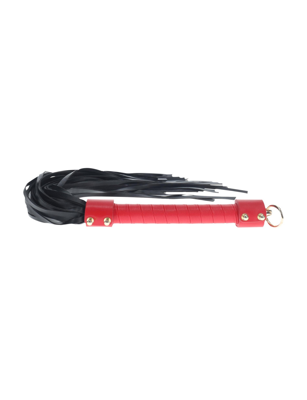 Milan Collection Flogger Black/Red - BDSM Bicze i Zabawki