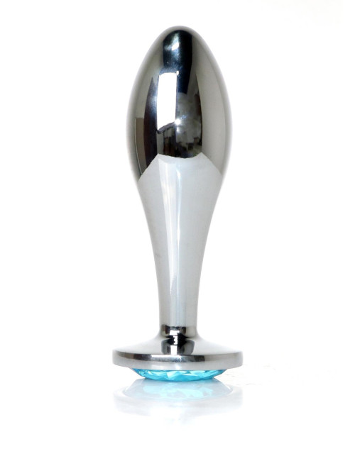 B-Series HeavyFun Plug z kryształkiem Light Blue L