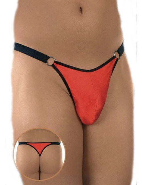 SoftLine Collection Stringi Męskie Thong 4425 Red S/L