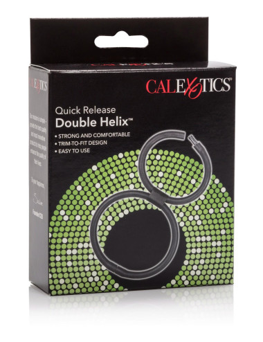 Quick Release Double Helix Black