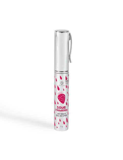 Secret Play Kwaśny Truskawkowy Spray do Ust 30ml