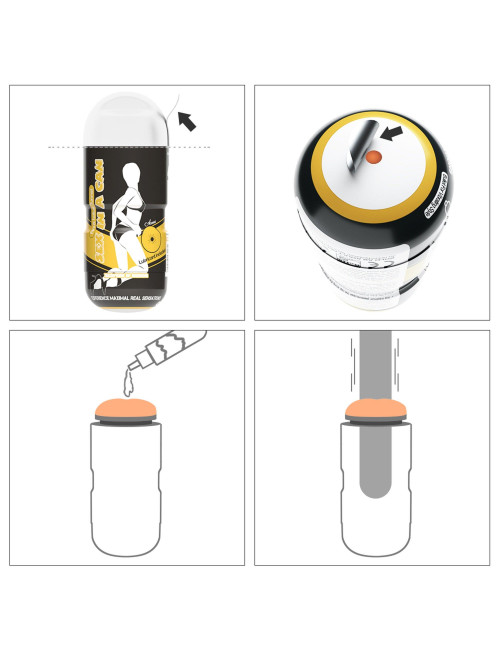 Lovetoy Sex In A Can - Stymulator anusa Stamina Tunnel