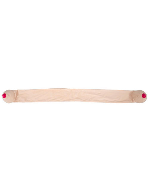Scarf with two boobs