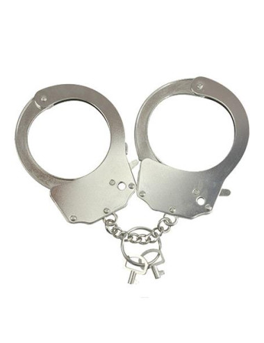 Kajdanki-Śmieszna zabawka-kadank- Metallic Handcuffs