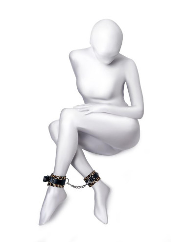 Anonymo handcuffs, PU leather, print, 27 cm