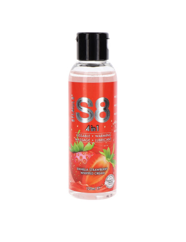 S8 4-in-1 Dessert Lube 125ml Strawberry
