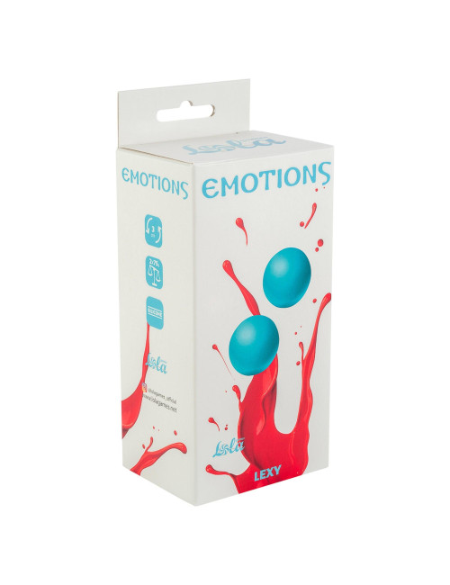 Vaginal balls without a loop Emotions Lexy Large turquoise