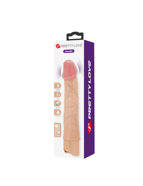 Pretty Love Leander Realistic Vibrating Dildo