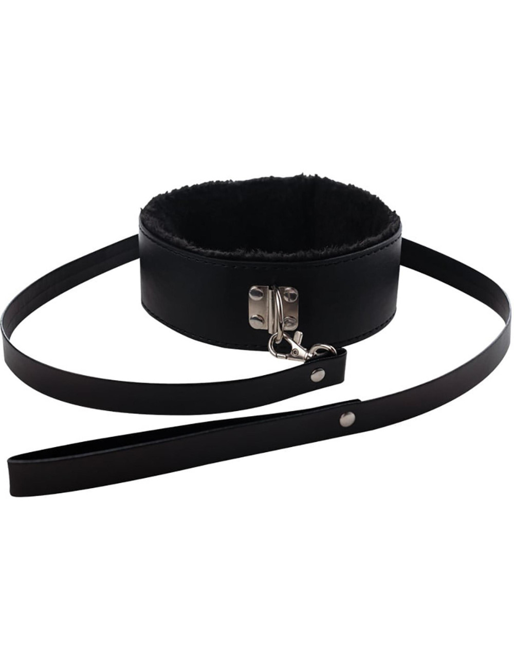 Collar with detachable leash