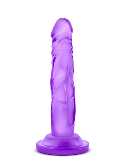 Blush Naturally Yours Mini Dildo Żelowe Fioletowe 5 Cali
