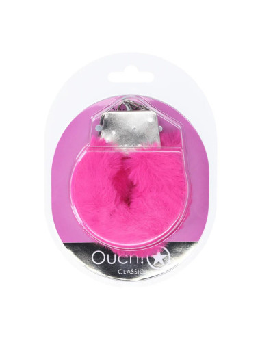 Classic Fluffy Handcuffs - Pink