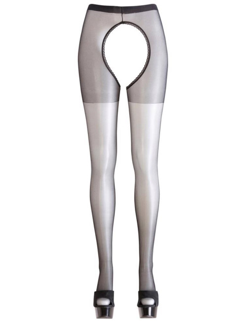 Cottelli Legwear - Zmysłowe rajstopy bez kroku S/M