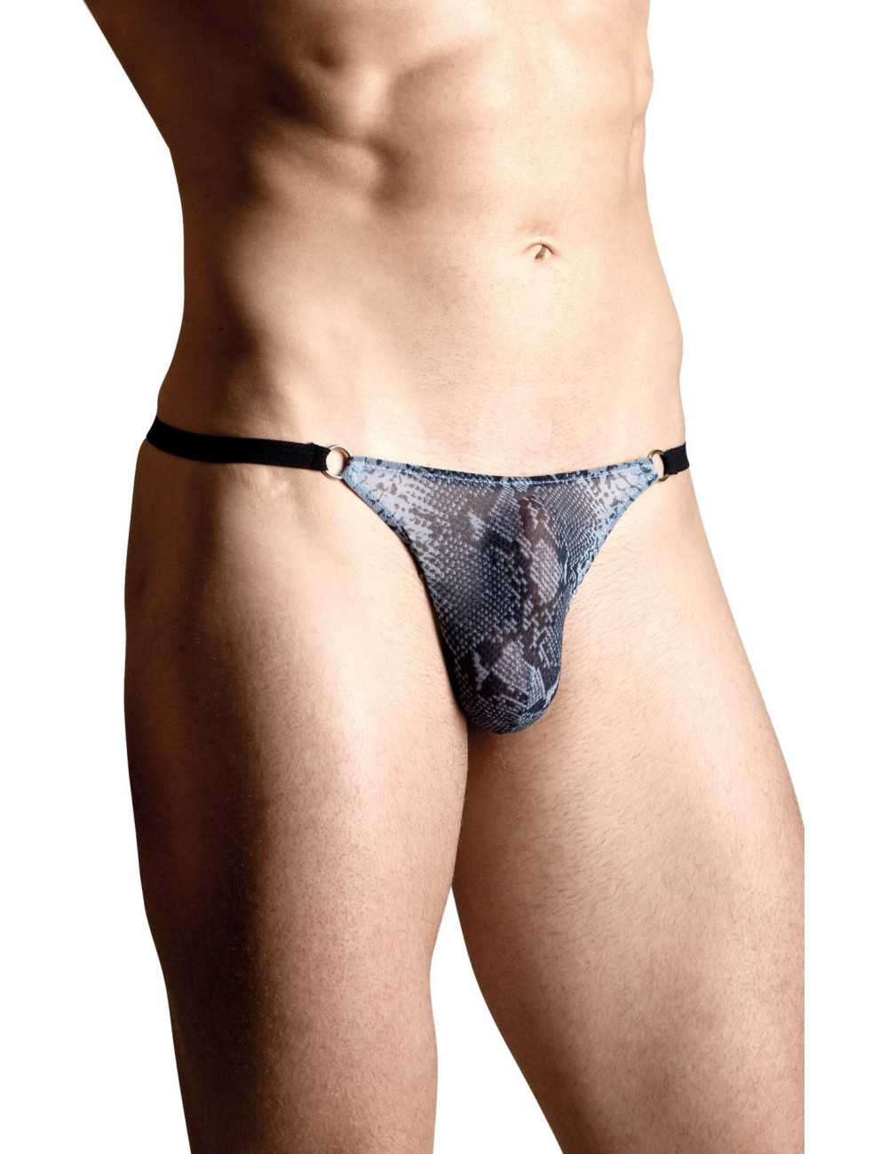 Softline Męskie stringi Snake 4488 w wężowy wzór S/L