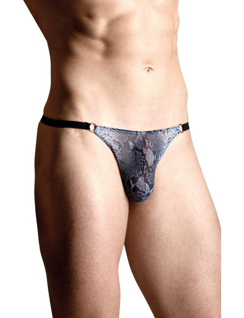 Softline Męskie stringi Snake 4488 w wężowy wzór S/L