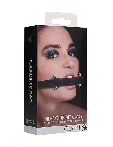 Ouch! Bit Gag - Black