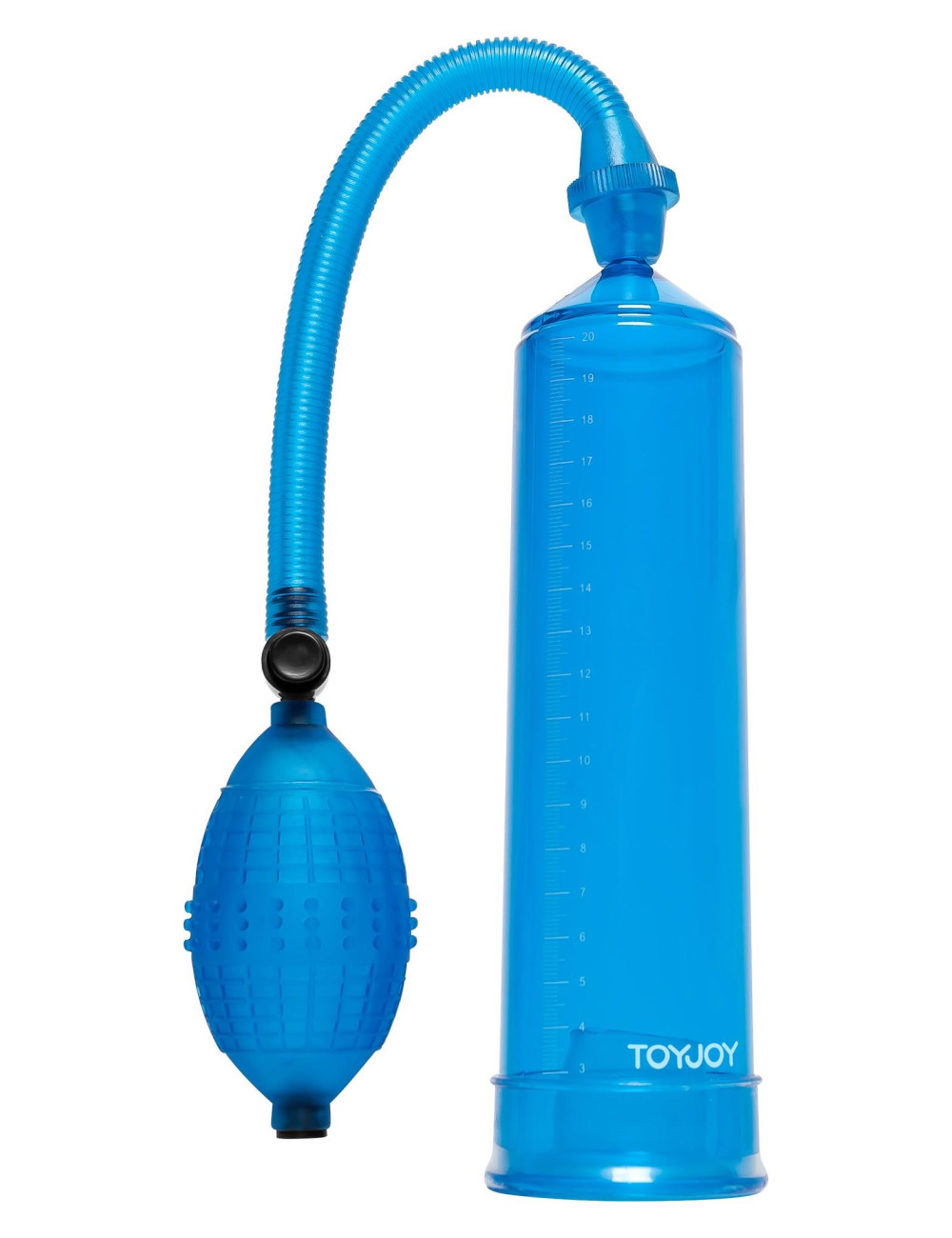 ToyJoy Power Pump Blue - Niebieska pompka próżniowa