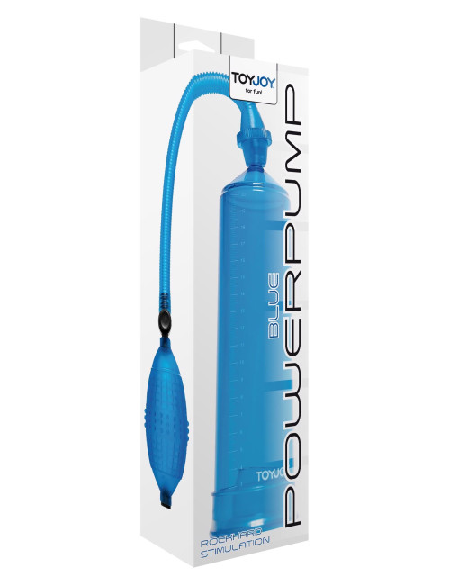 ToyJoy Power Pump Blue - Niebieska pompka próżniowa