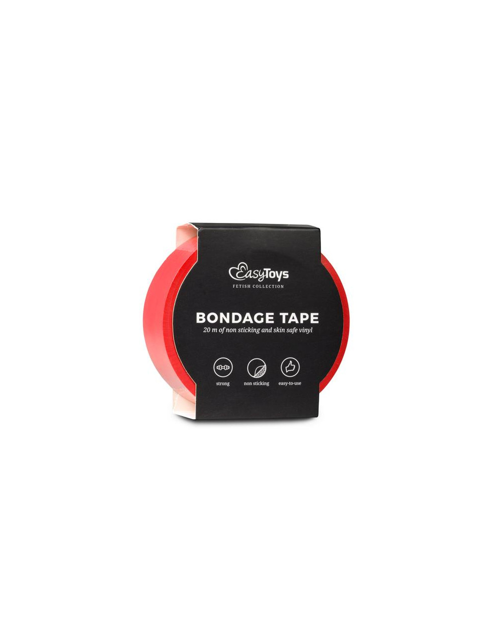 Wiązania-Red Bondage Tape 20 m