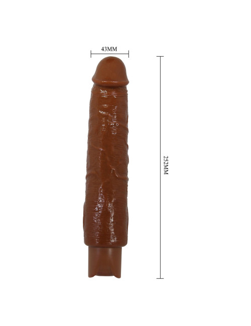 Pretty Love Soren Realistyczny Dildo Wibrator Brown Edition - 10 Trybów Wibracji