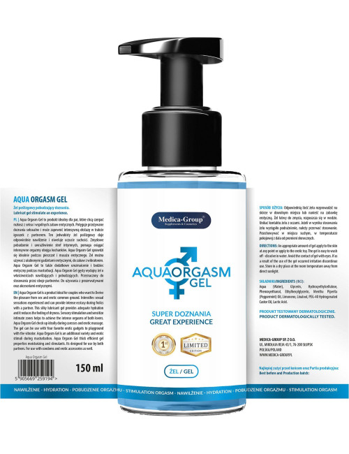Żel-Aqua Orgasm - Żel 150 ml
