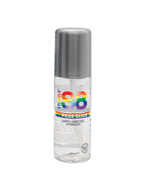 S8 Pride Glide Lube 125ml Natural - Afrodyzjakowy żel na bazie wody