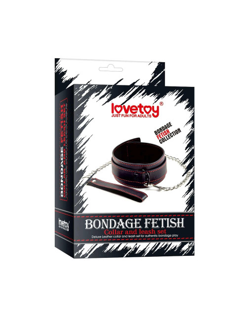 Lovetoy Bondage Fetish Pleasure Collar - Obroża erotyczna