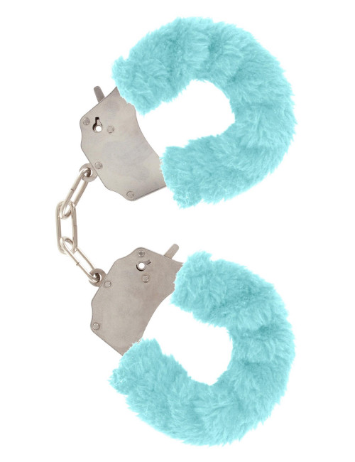Furry Fun Cuffs Aqua