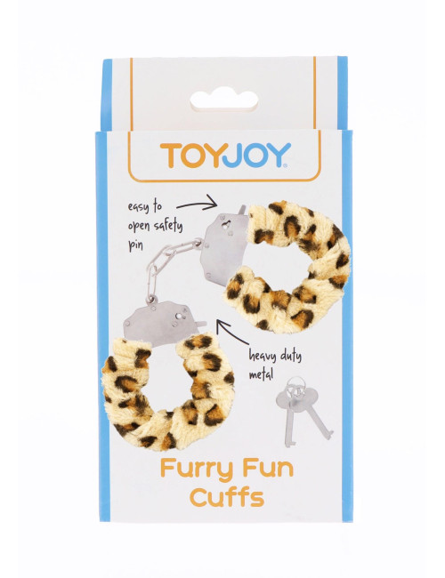 Furry Fun Cuffs Leopard