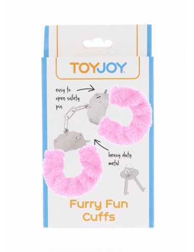 Furry Fun Cuffs Pink
