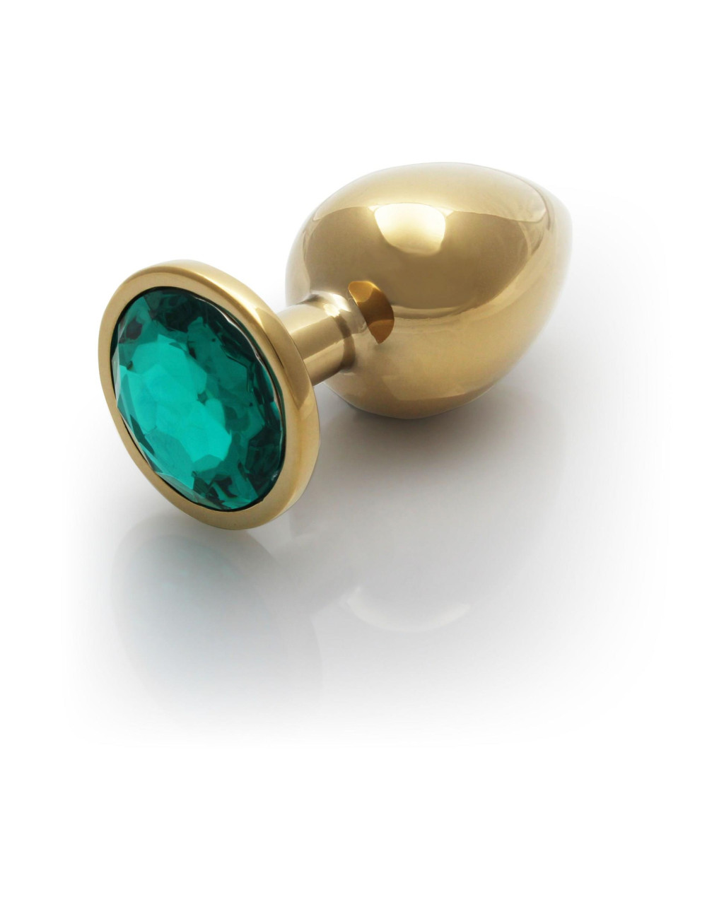 Round Gem Butt Plug Large – Biżuteria analna i zabawki analne, zatyczka z aluminium