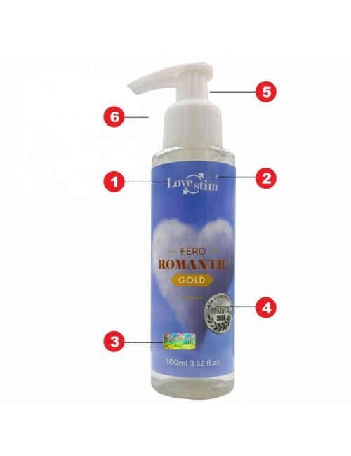 LoveStim Fero Romantic Gold Erotyczny Olejek do Masarzu 100 ml
