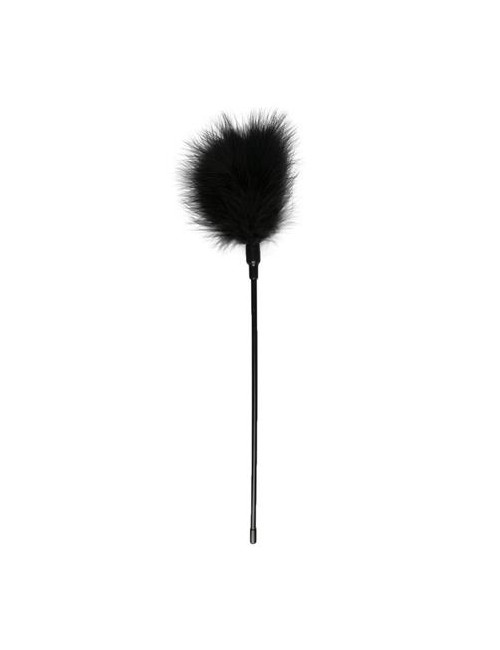 Pejcz-Black Tickler Long – Zabawki BDSM Bicze z łaskoczącymi piórkami