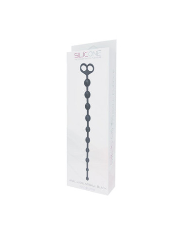 Plug/kulki-FALLO ANALE ANAL JUGGLING BALL SILICONE BLACK
