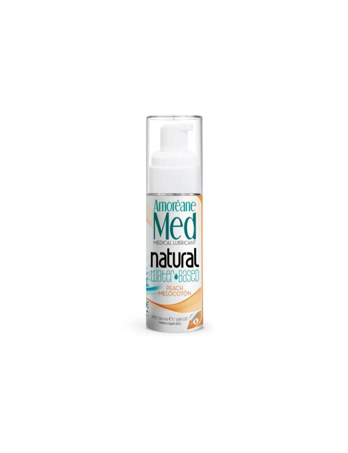 Nawilżający lubrykant wodny Amoreane Peach 50ml z fitoplanktonem