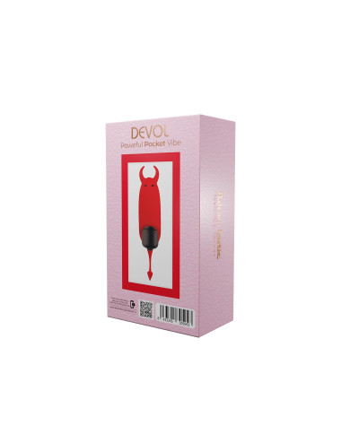 Stymulator-Wibrator - Lastic pocket vibe Devil
