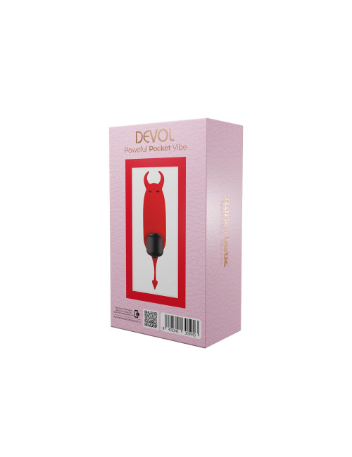 Stymulator-Wibrator - Lastic pocket vibe Devil