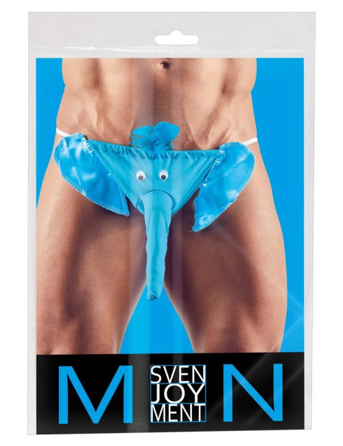 Svenjoyment Męskie Stringi Słonik Elephant S-L