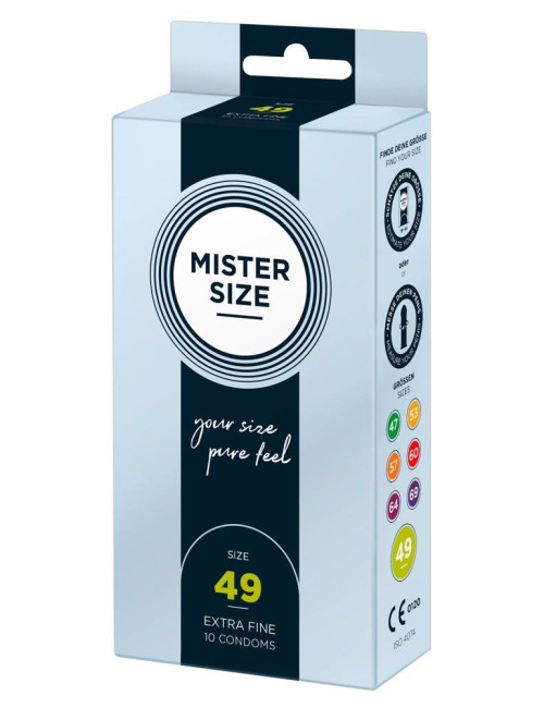 Prezerwatywy MISTER SIZE 49 mm (10 szt.)