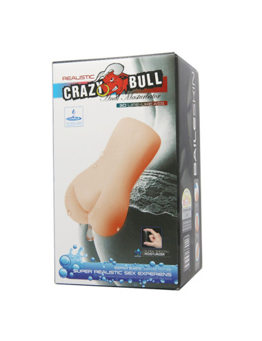 CRAZY BULL- REALISTIC 3D LIFE-LIKE ASS, Water lubricant