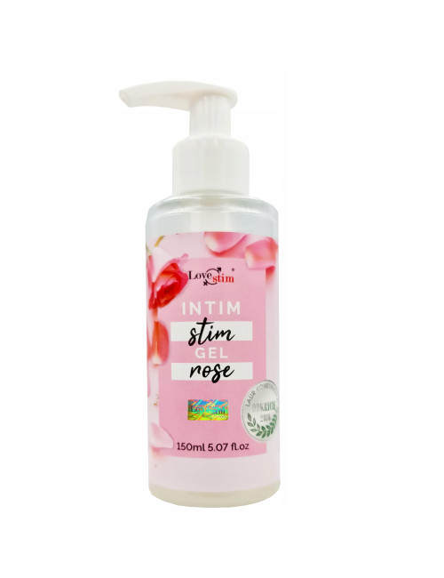 LoveStim Intim Stim 150ml – Żel Stymulujący o Zapachu Róży z Efektem Rozgrzewającym