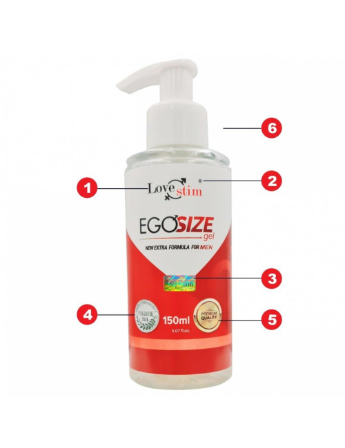 LoveStim Egosize Gel 150ml – Żel Stymulujący na Erekcję i Powiększenie