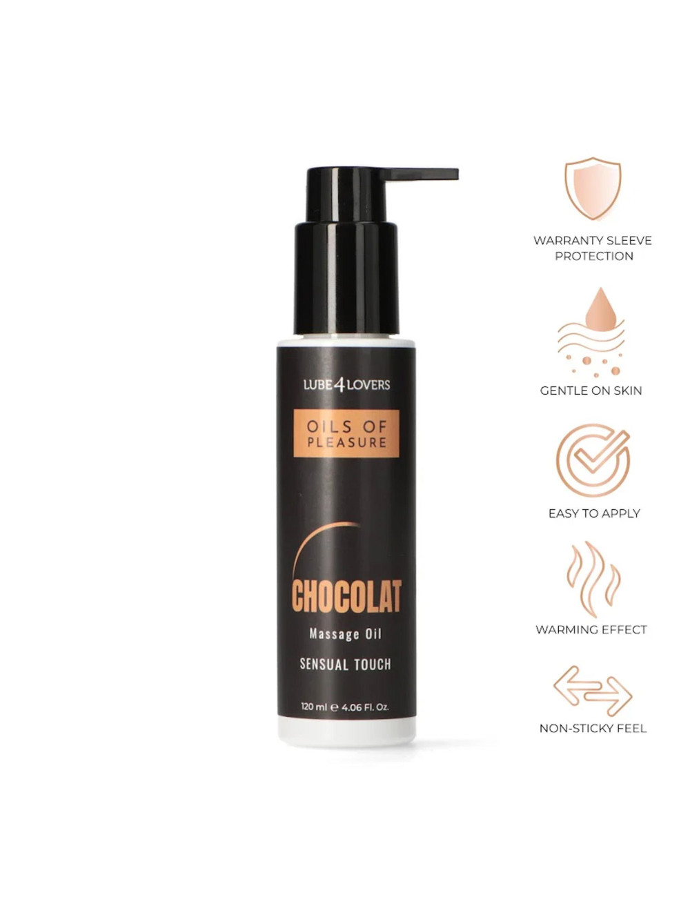 Olio da Massaggio Pleasure Cioccolato 120 ml