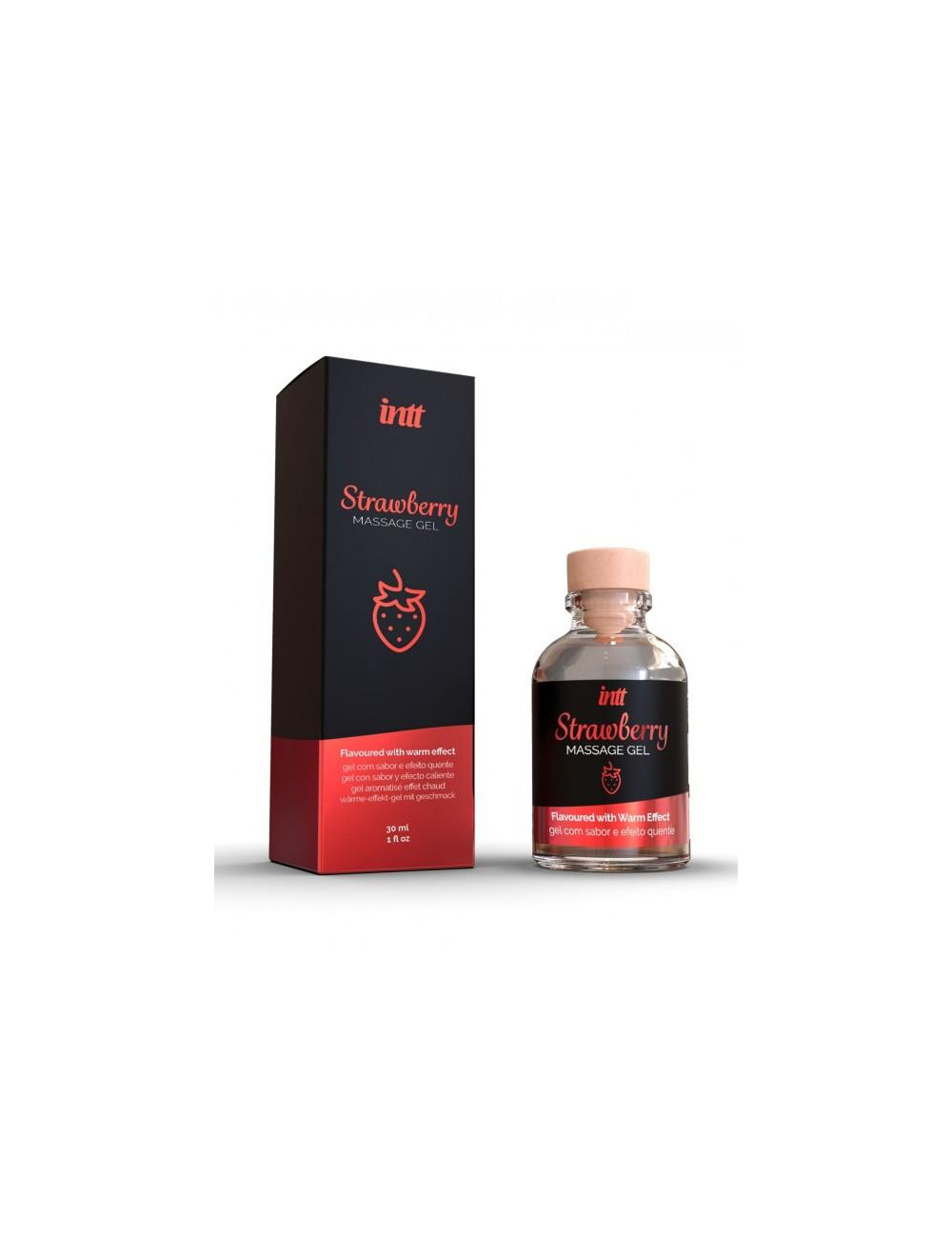 Żel-Strawberry Kissable Massage Gel