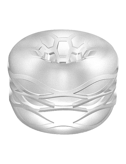 N0. 93 Reversible Masturbator and Bumper Transparent – Zabawki Waginy Masturbator, wodoodporny, bez ftalanów
