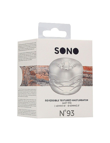N0. 93 - Reversible Masturbator and Bumper - Transparent