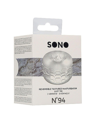 N0. 94 - Reversible Masturbator and Bumper - Transparent