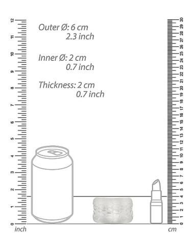 N0. 94 - Reversible Masturbator and Bumper - Transparent